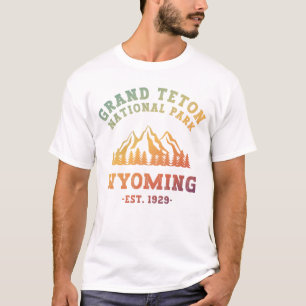 Grand Teton National Park Wyoming USA Gradient T Shirt