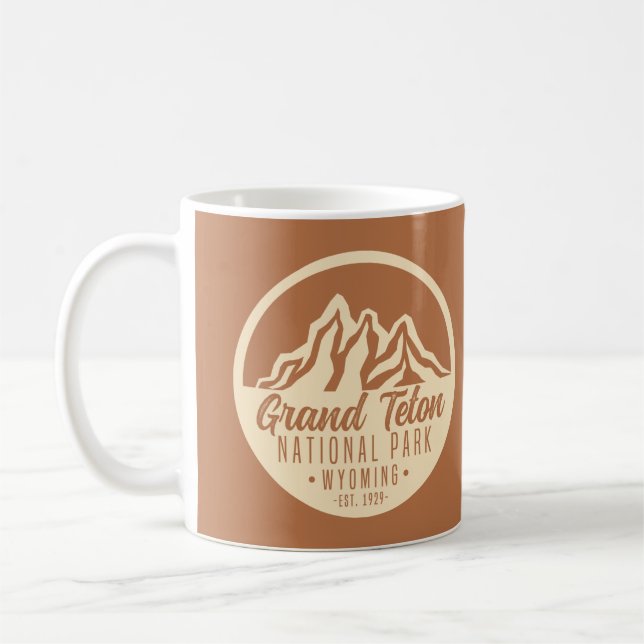 Grand Teton National Park Wyoming USA Kaffemugg (Vänster)