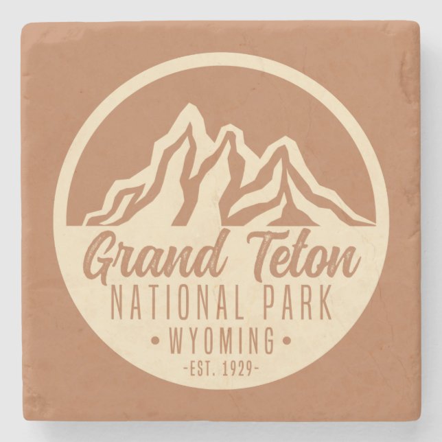Grand Teton National Park Wyoming USA Stenunderlägg (Framsidan)