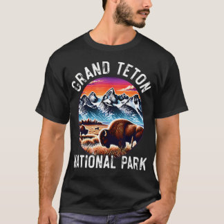Grand Teton National Park Wyoming Vandring T Shirt