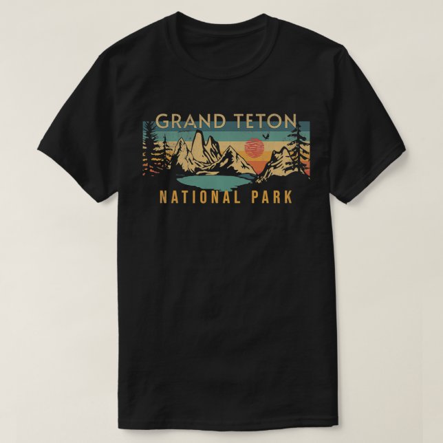 Grand Teton nationalpark 1 T Shirt (Design framsida)