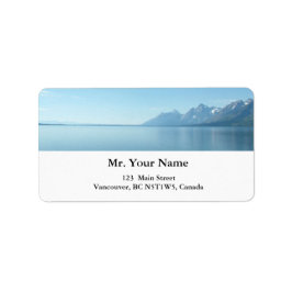 Grand Teton nationalpark. Adressetikett