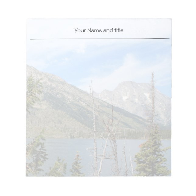 Grand Teton nationalpark Anteckningsblock (Framsida)