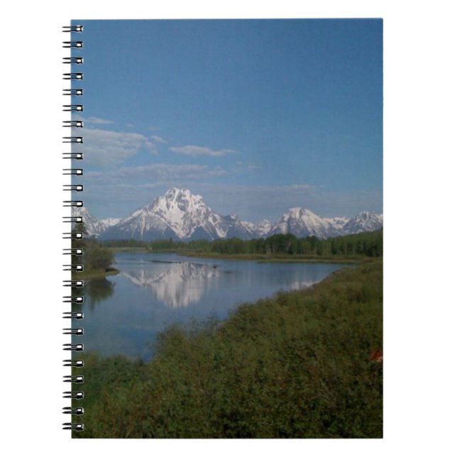 Grand Teton nationalpark Anteckningsbok (Framsidan)