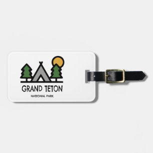 Grand Teton nationalpark Bagagebricka