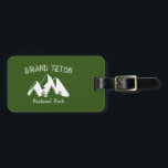 Grand Teton nationalpark Bagagebricka<br><div class="desc">Det är det mest ikoniska bergsområdet i Amerika. Grand Teton och omgivande toppar är nästan perfekt. Visa kärlek för Tetons!</div>