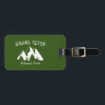 Grand Teton nationalpark Bagagebricka<br><div class="desc">Det är det mest ikoniska bergsområdet i Amerika. Grand Teton och omgivande toppar är nästan perfekt. Visa kärlek för Tetons!</div>