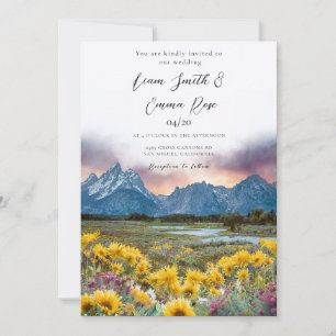 GRAND TETON NATIONALPARK Bergshimmel Inbjudningar