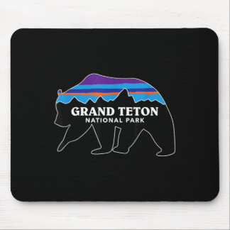Grand teton nationalpark brunbjörn minimalistisk musmatta