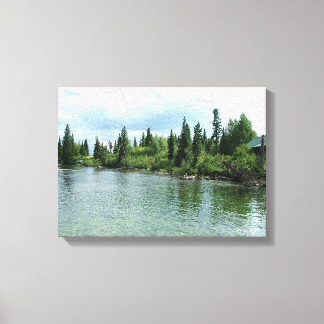 Grand Teton nationalpark Canvastryck (Framsida)