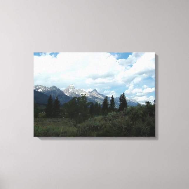 Grand Teton nationalpark Canvastryck (Framsida)