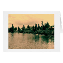 Grand Teton nationalpark. Fantastiskt liggande Hälsningskort