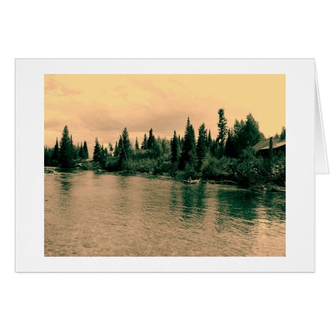 Grand Teton nationalpark. Fantastiskt liggande Hälsningskort (Framsidan Horizontal)