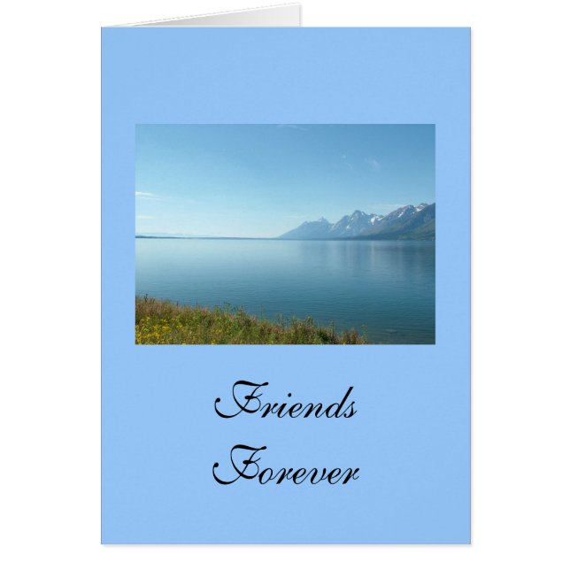 Grand Teton nationalpark Hälsningskort (Framsidan)