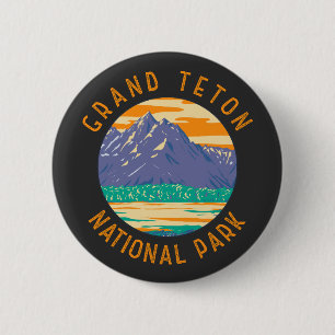 Grand Teton nationalpark i Vår i utstressad Knapp