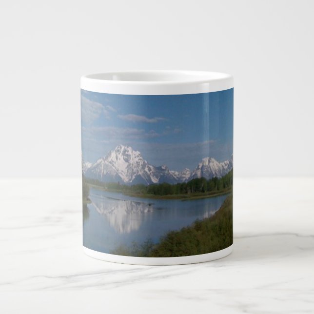 Grand Teton nationalpark Jumbo Mugg (Framsidan)