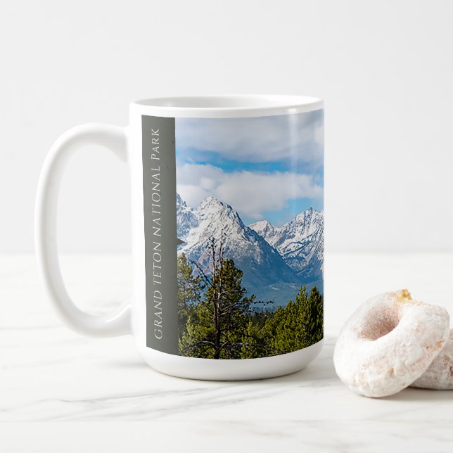 Grand Teton nationalpark Kaffemugg (Med munk)