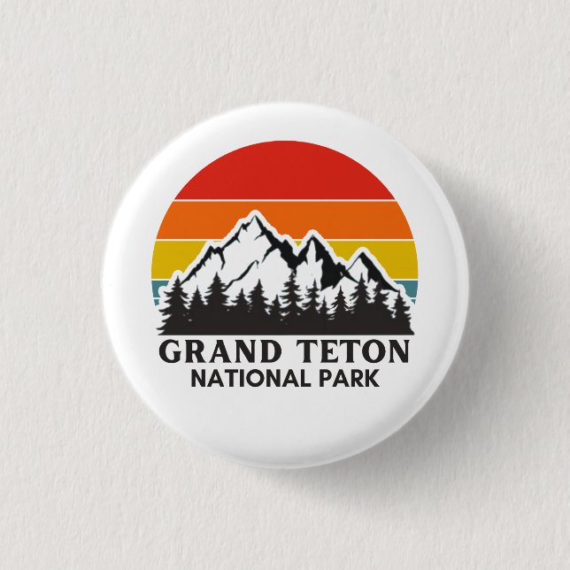 Grand Teton nationalpark Knapp (Framsida)