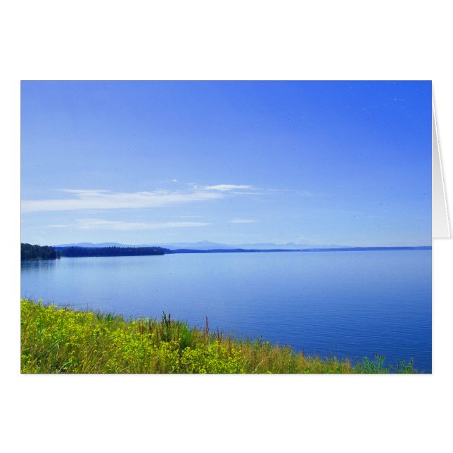 Grand Teton nationalpark. Landskapsfoto Hälsningskort (Framsidan Horizontal)