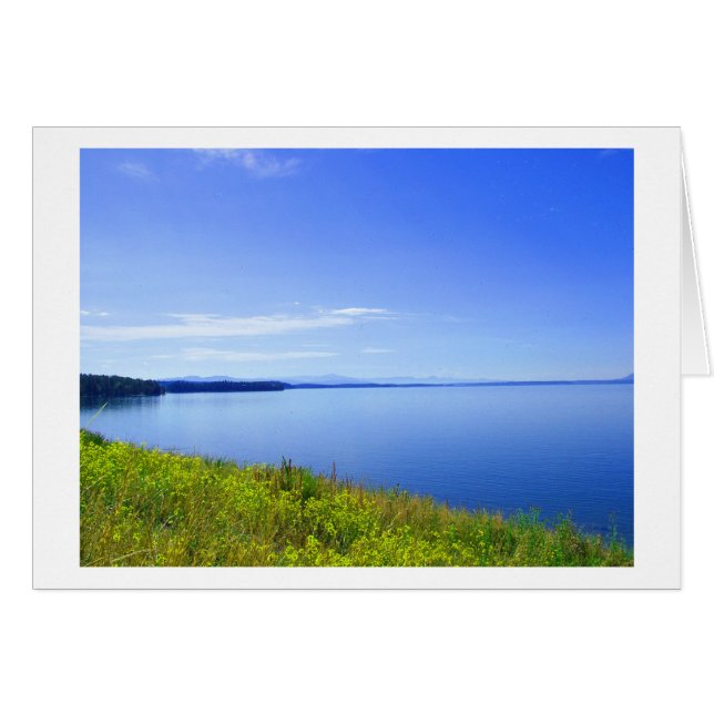 Grand Teton nationalpark. Landskapsfoto Hälsningskort (Framsidan Horizontal)