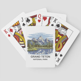 Grand Teton nationalpark liggande Casinokort