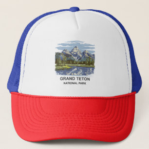 Grand Teton nationalpark liggande Keps