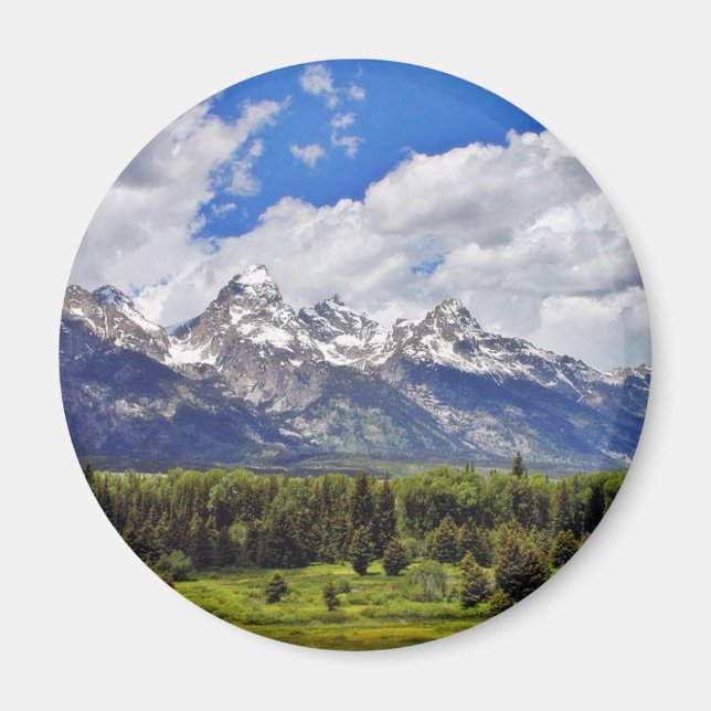 Grand Teton nationalpark. Magnet (Framsidan)