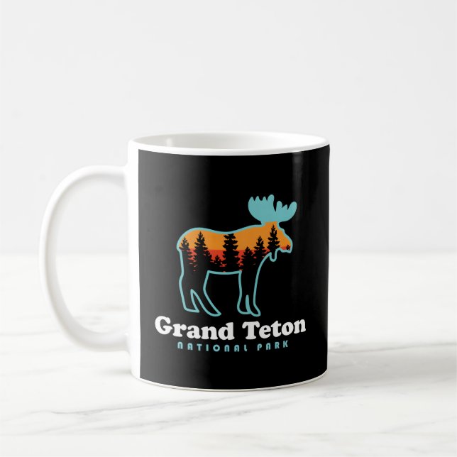 Grand Teton nationalpark Moose Kaffemugg (Vänster)