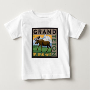 Grand Teton nationalpark Moose T Shirt