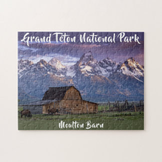 Grand Teton nationalpark Moulton Barn Photo Pussel