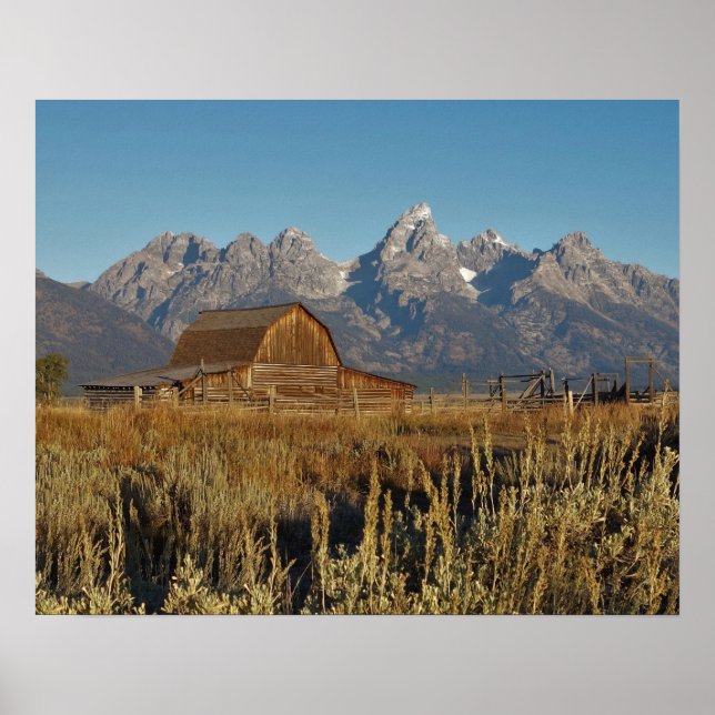Grand Teton nationalpark Poster (Framsidan)
