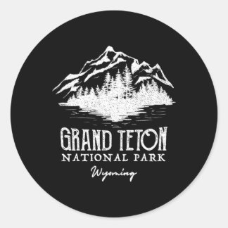 Grand Teton nationalpark Runt Klistermärke