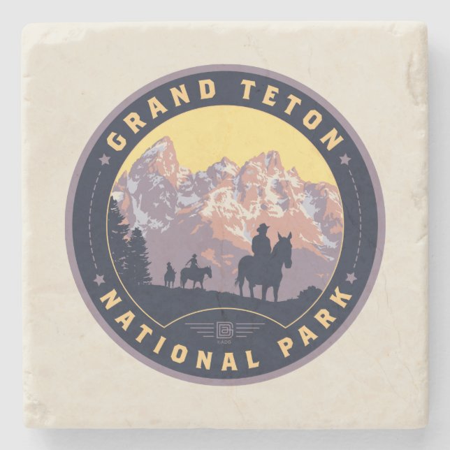 Grand Teton nationalpark Stenunderlägg (Framsidan)