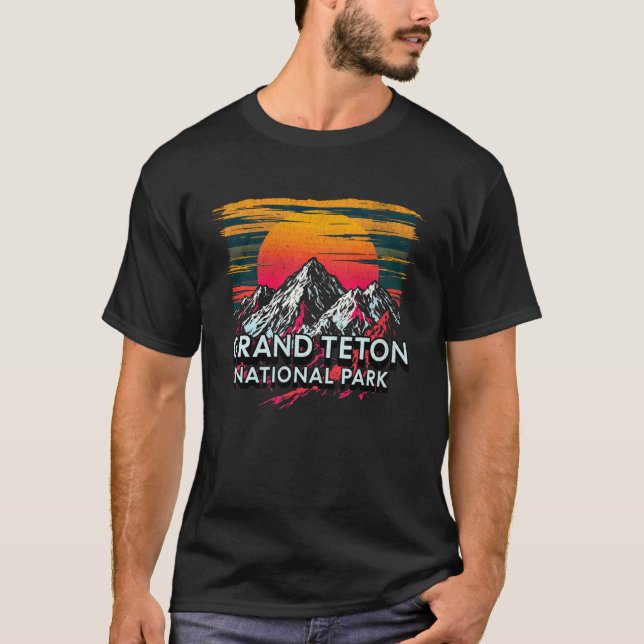 Grand Teton nationalpark T Shirt (Framsida)