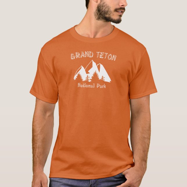 Grand Teton nationalpark T Shirt (Framsida)