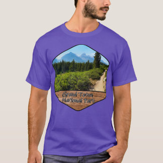 Grand Teton nationalpark Taggart Sjö Trail T Shirt