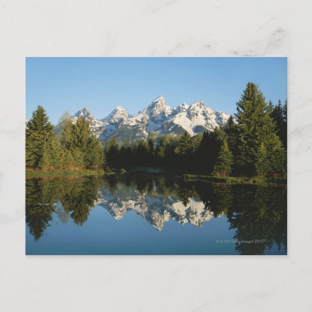 Grand Teton nationalpark, Teton Range, Wyoming, Vykort (Framsida)