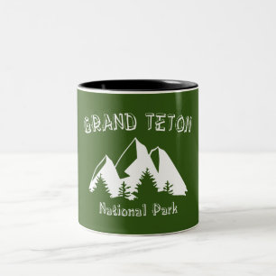 Grand Teton nationalpark Två-Tonad Mugg