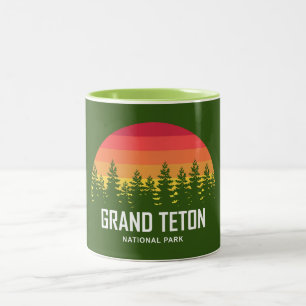 Grand Teton nationalpark Två-Tonad Mugg