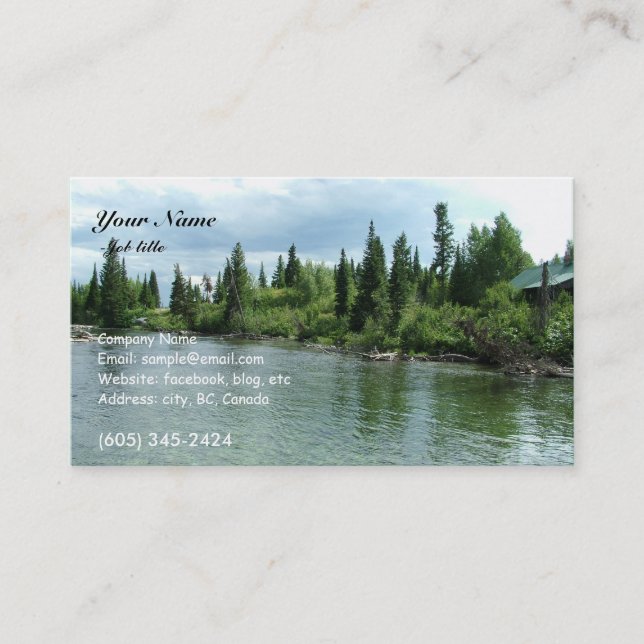 Grand Teton nationalpark under sommartid Visitkort (Framsida)
