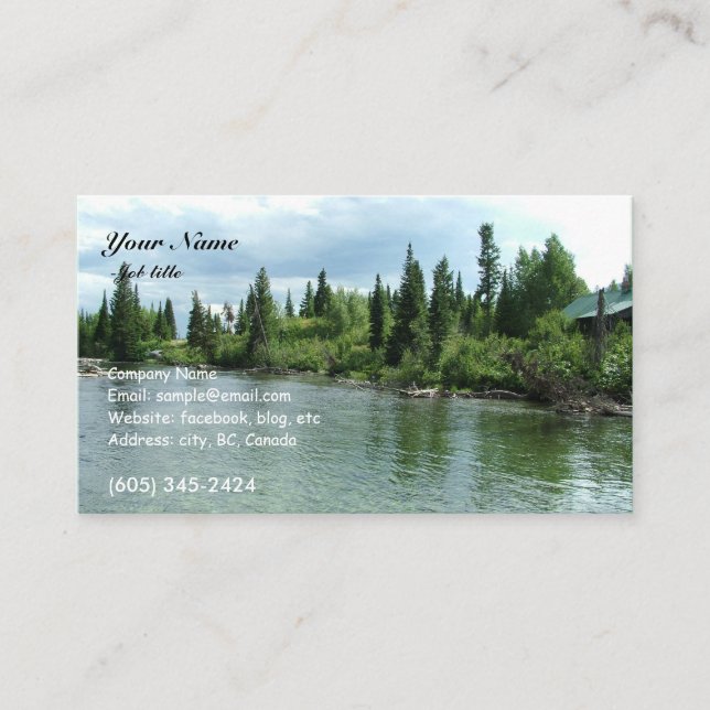 Grand Teton nationalpark under sommartid Visitkort (Framsida)