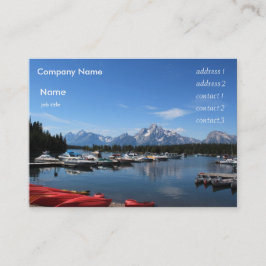Grand Teton nationalpark Visitkort