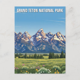 Grand Teton nationalpark Vykort