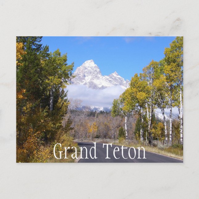 Grand Teton nationalpark Vykort (Framsida)