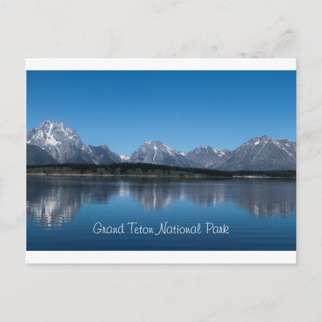 Grand Teton nationalpark Vykort (Framsida)