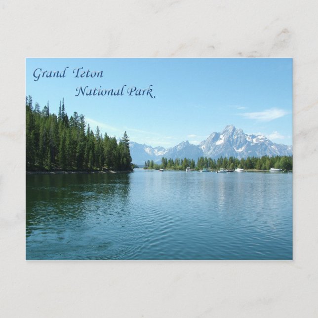 Grand Teton nationalpark Vykort (Framsida)