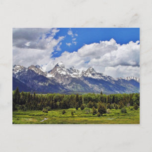 Grand Teton nationalpark. Vykort