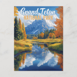 Grand Teton nationalpark Vykort