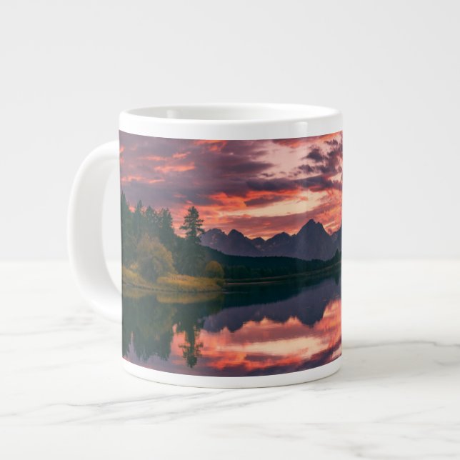 Grand Teton nationalpark, Wyoming Jumbo Mugg (Framsida vänster)
