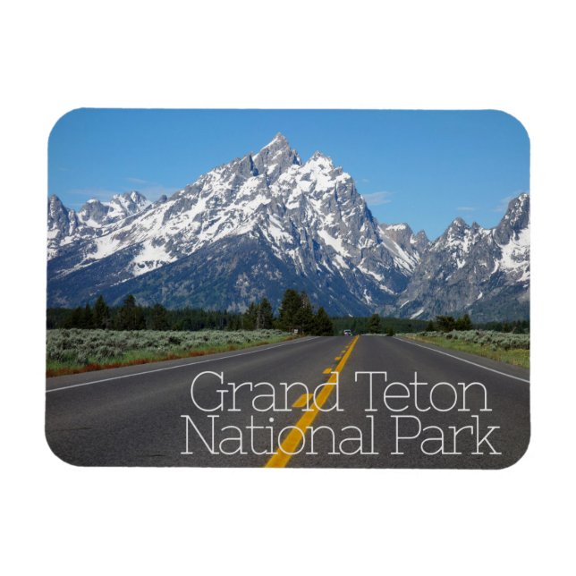 Grand Teton nationalpark Wyoming Magnet (Horisontell)